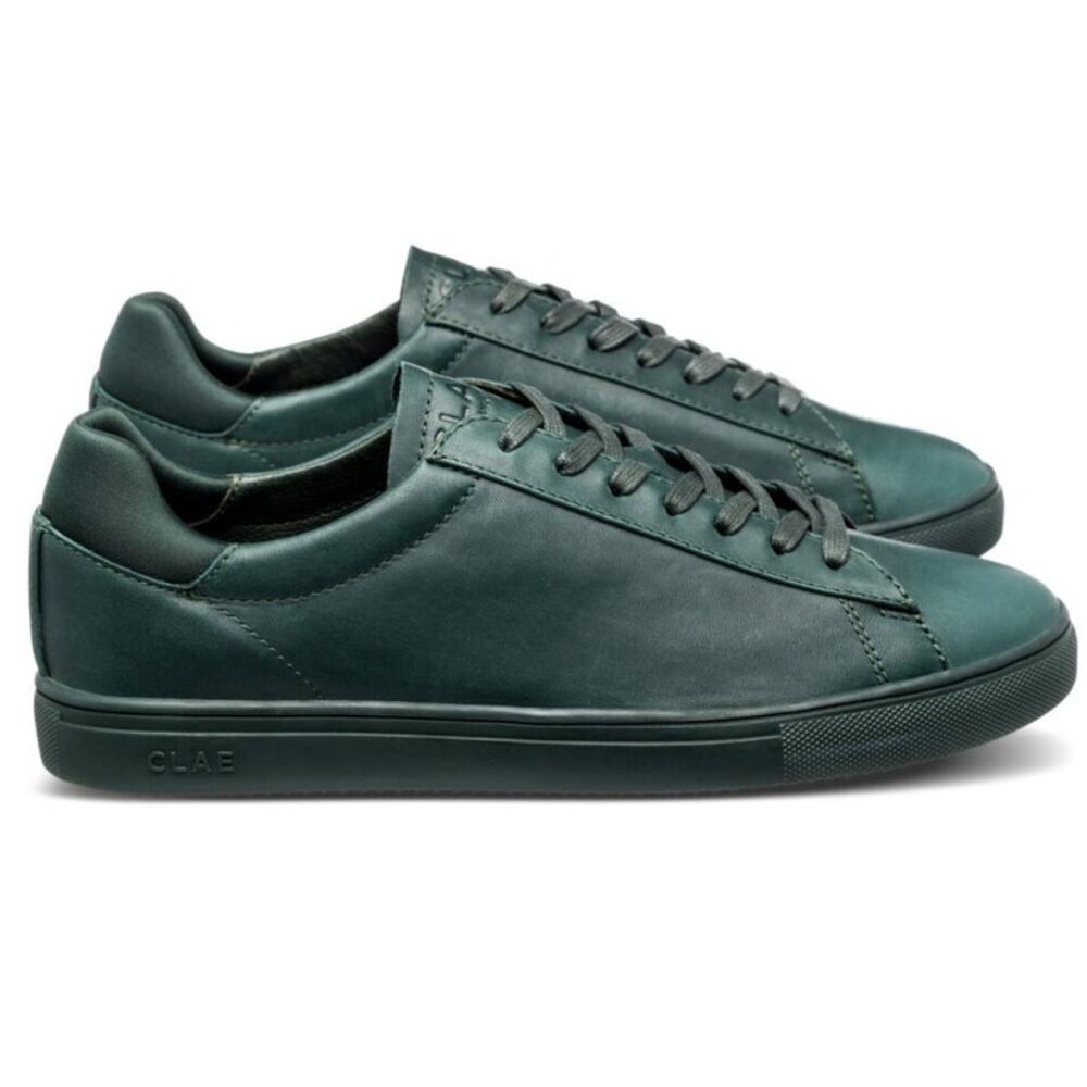 NEW CLAE Men’s Bradley Tonal Sneakers in Rare Cactus Green on Green Size 8